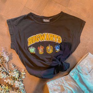 Harry Potter Hogwarts Black T-shirt Medium